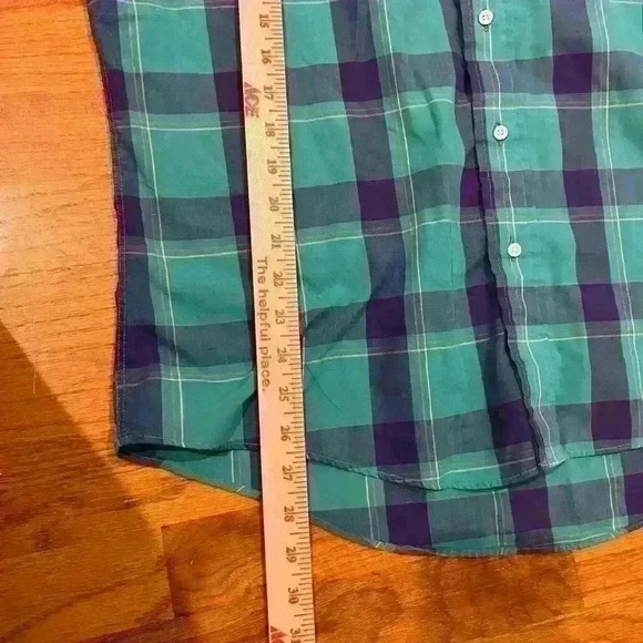 Norman Shirtmakers mens short sleeve button down size large - Picture 4 of 5